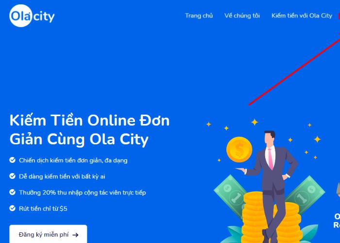 Ola City – Ứng dụng xem quảng cáo kiếm tiền iOS