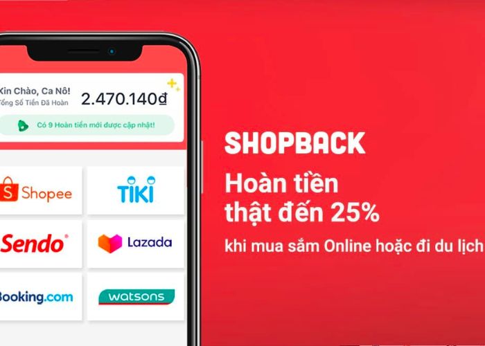 ShopBack – App kiếm tiền bằng cách mua sắm